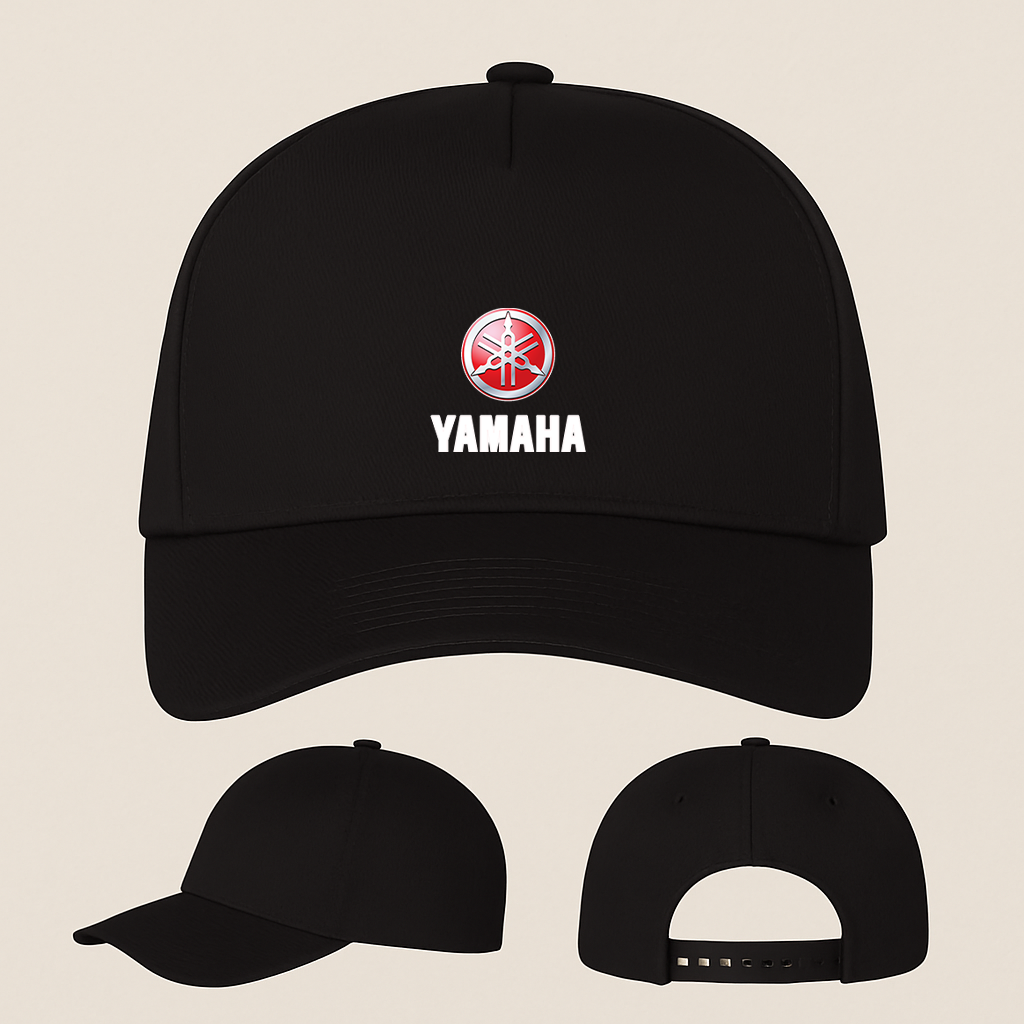 Yamaha Five Panel Twill Snapback Cap